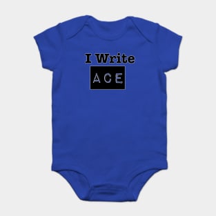 I Write ACE Baby Bodysuit